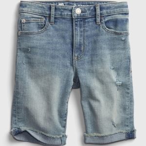 NWT Gap Kids Girls Denim Bermuda Shorts 10 slim.